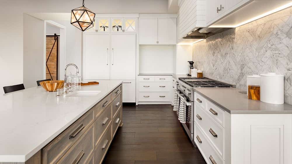 A dream kitchen like the one pictured could be one way to add value to your home.