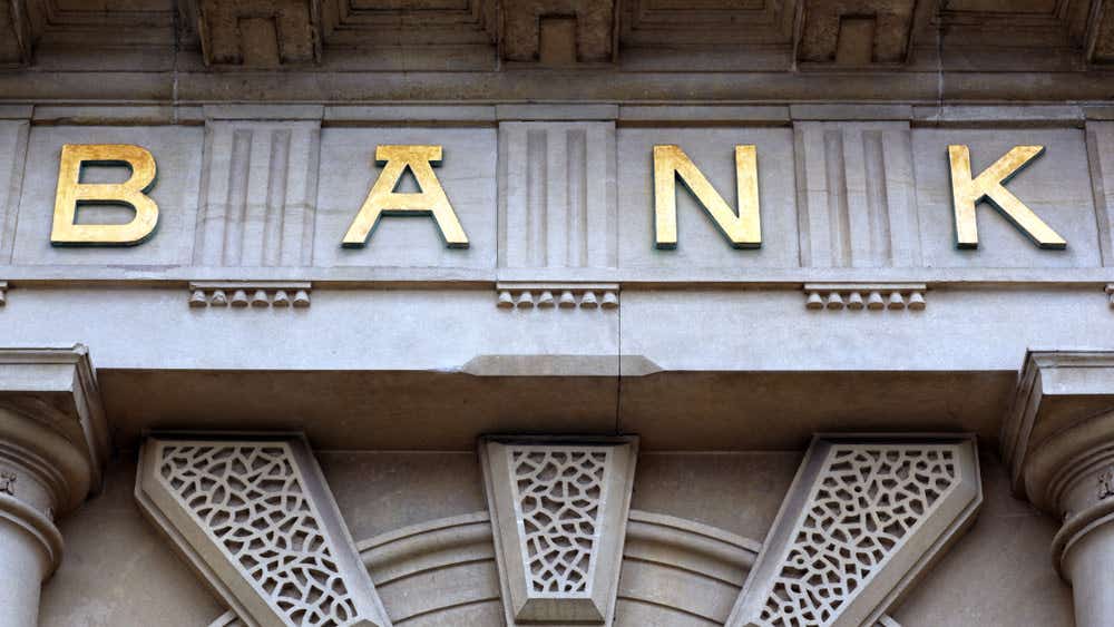 Biggest mortgage lenders in the uk. Building with 'bank' written on the facade in gold lettering