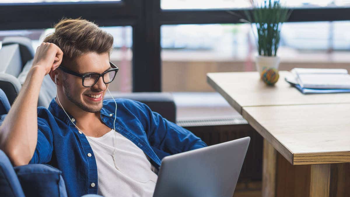 Man on laptop
