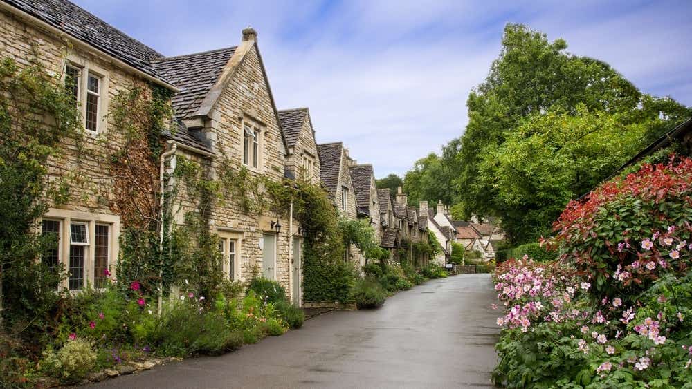 Mortgages for holiday lets. With the right mortgage you could buy a stone cottage on a pretty country road like this one. Perfect to let out to holiday makers or on AirBNB