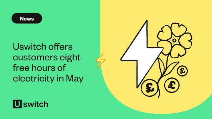 Graphic highlighting 8 hours of free electricity in spring