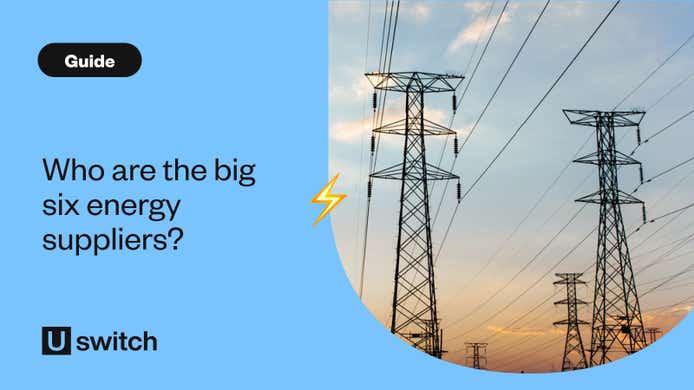 UK energy pylons running big six supplier energy