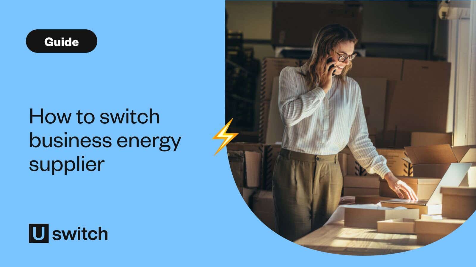Businesswoman on phone switching business energy