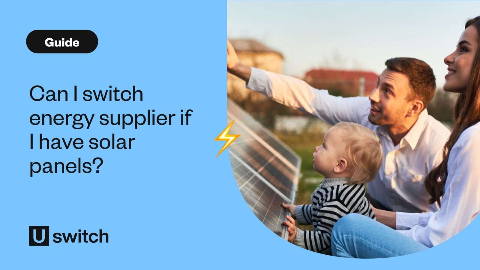 Family looking at their low carbon solar panels
