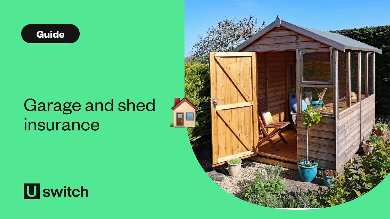 Shed in garden