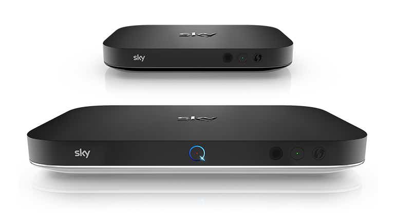 image of both the main sky q box and the smaller sky q box