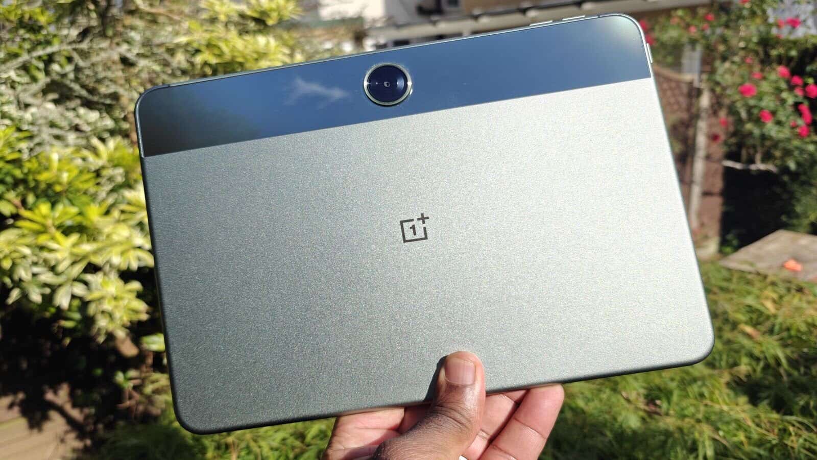 Back of OnePlus Pad Go tablet phone