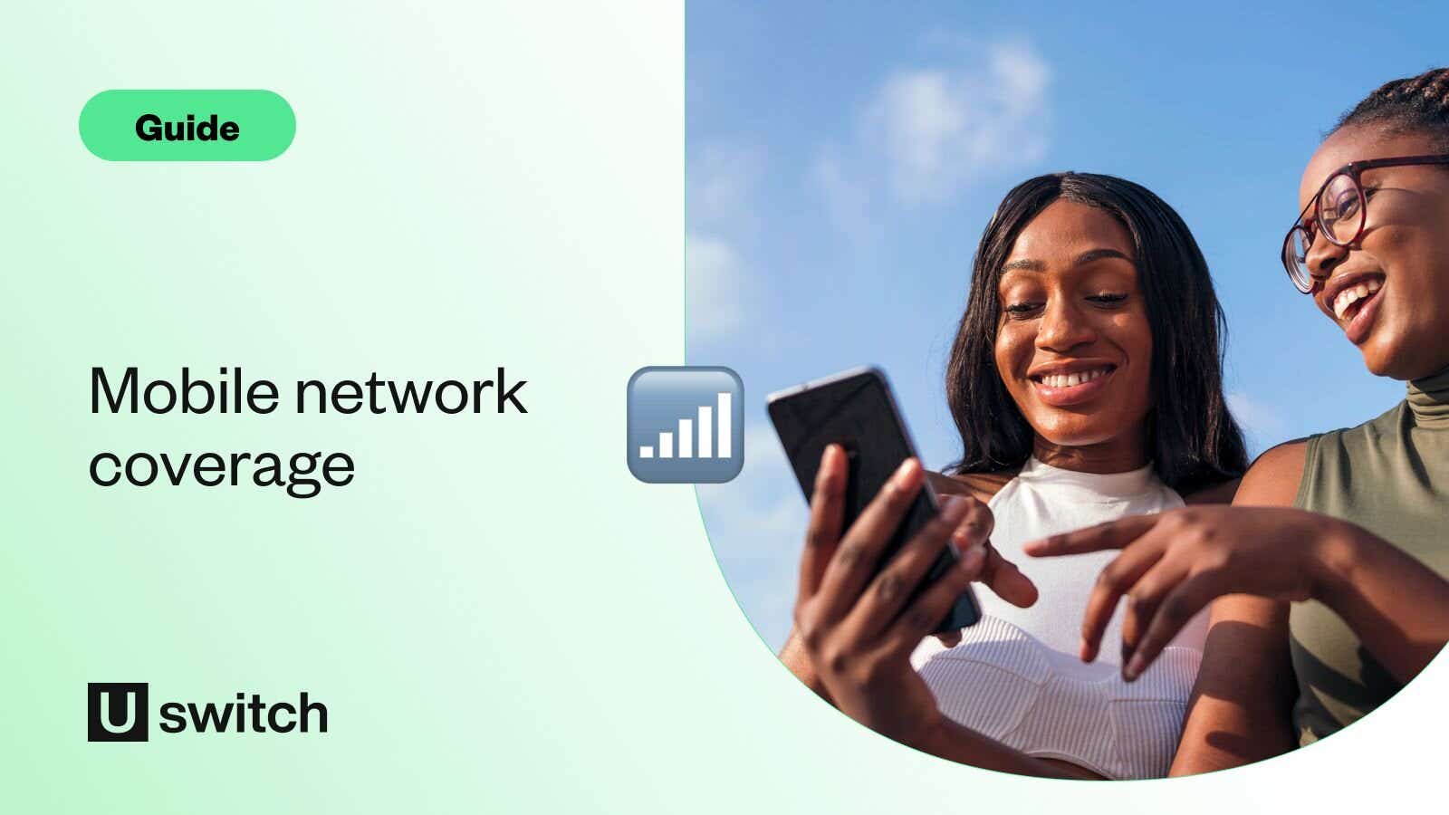 Mobile network coverage guide - woman on mobile phone