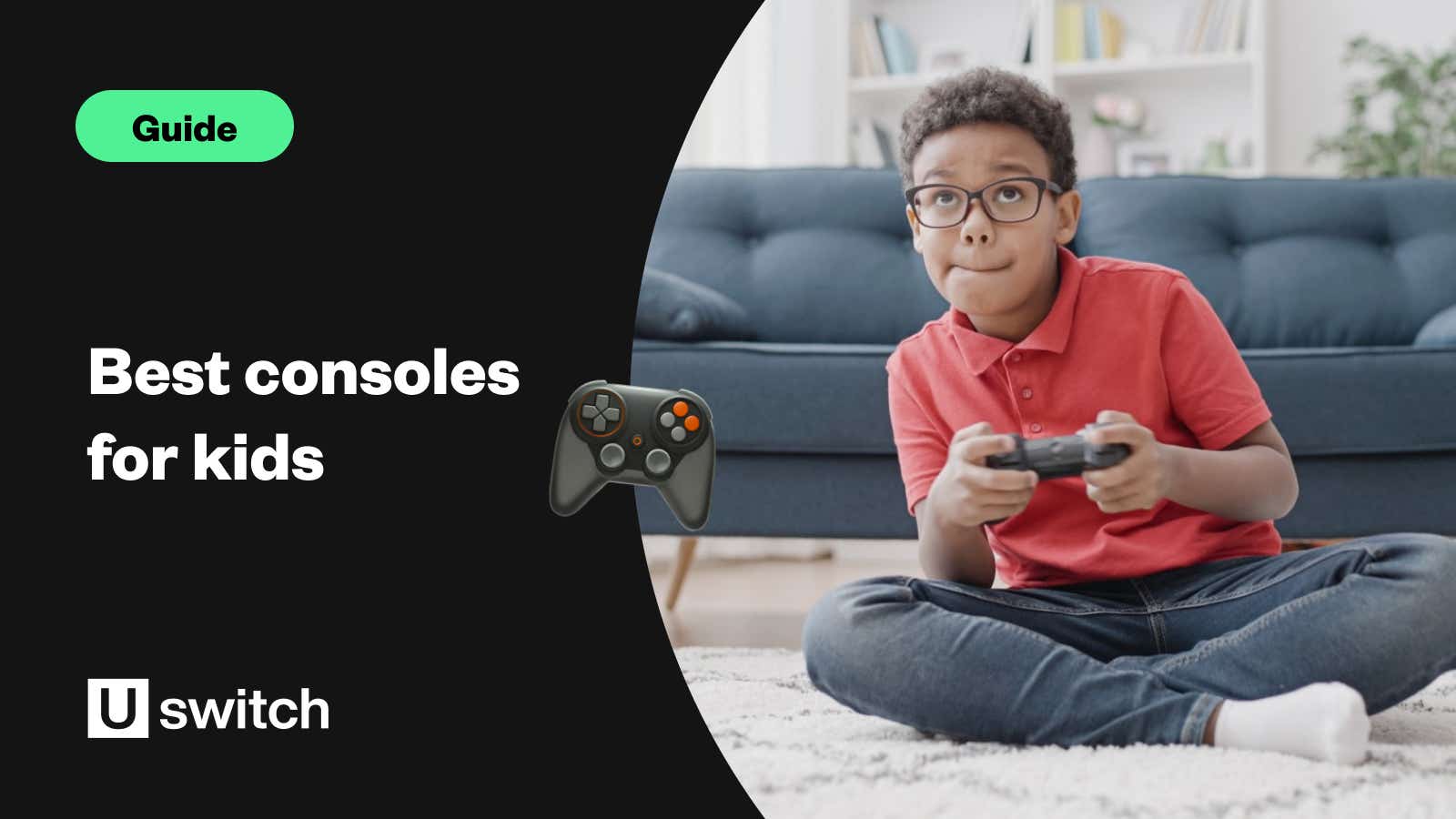 best console for kids guide - young boy playing video games