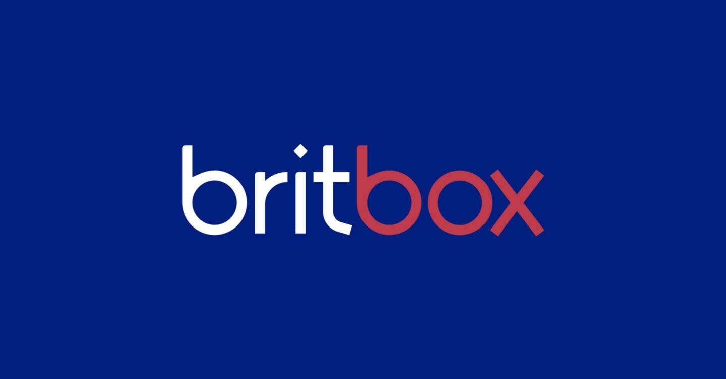 britbox logo on a blue background