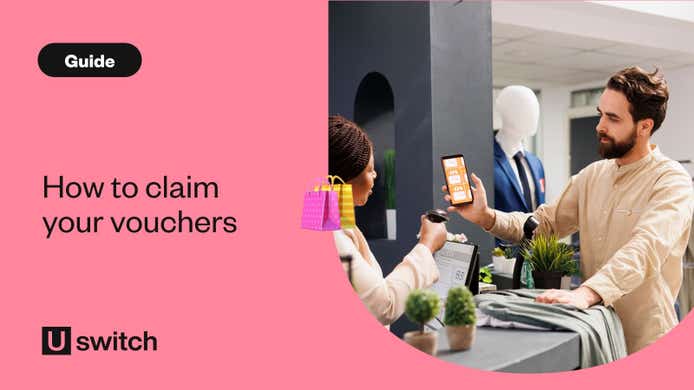 How to claim your broadband vouchers guide - man shopping