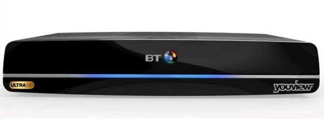 product image of the bt youview uhd set top box