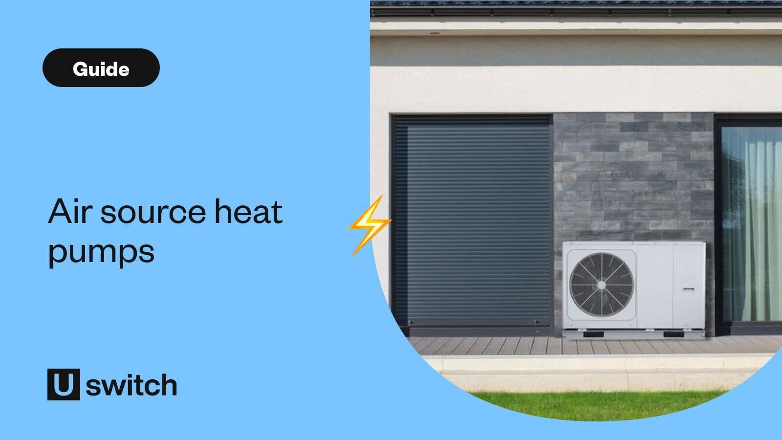 An air source heat pump