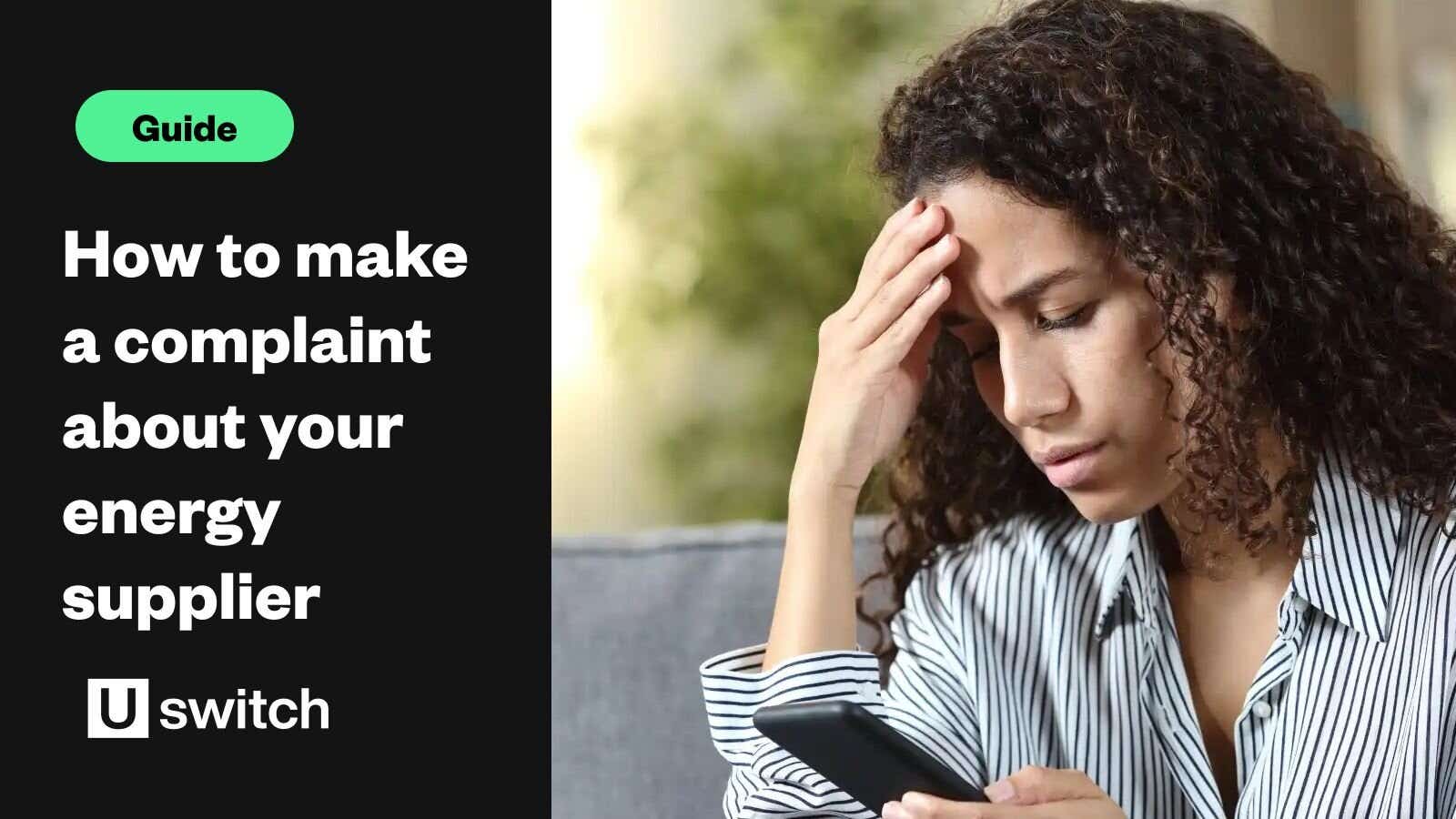 Worried woman reading on smartphone bad news sitting on a couch at home