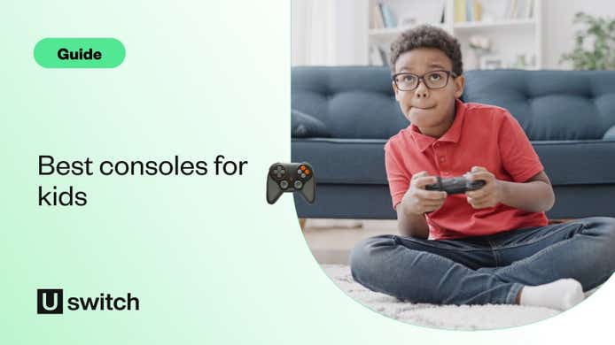 best console for kids guide - young boy playing video games