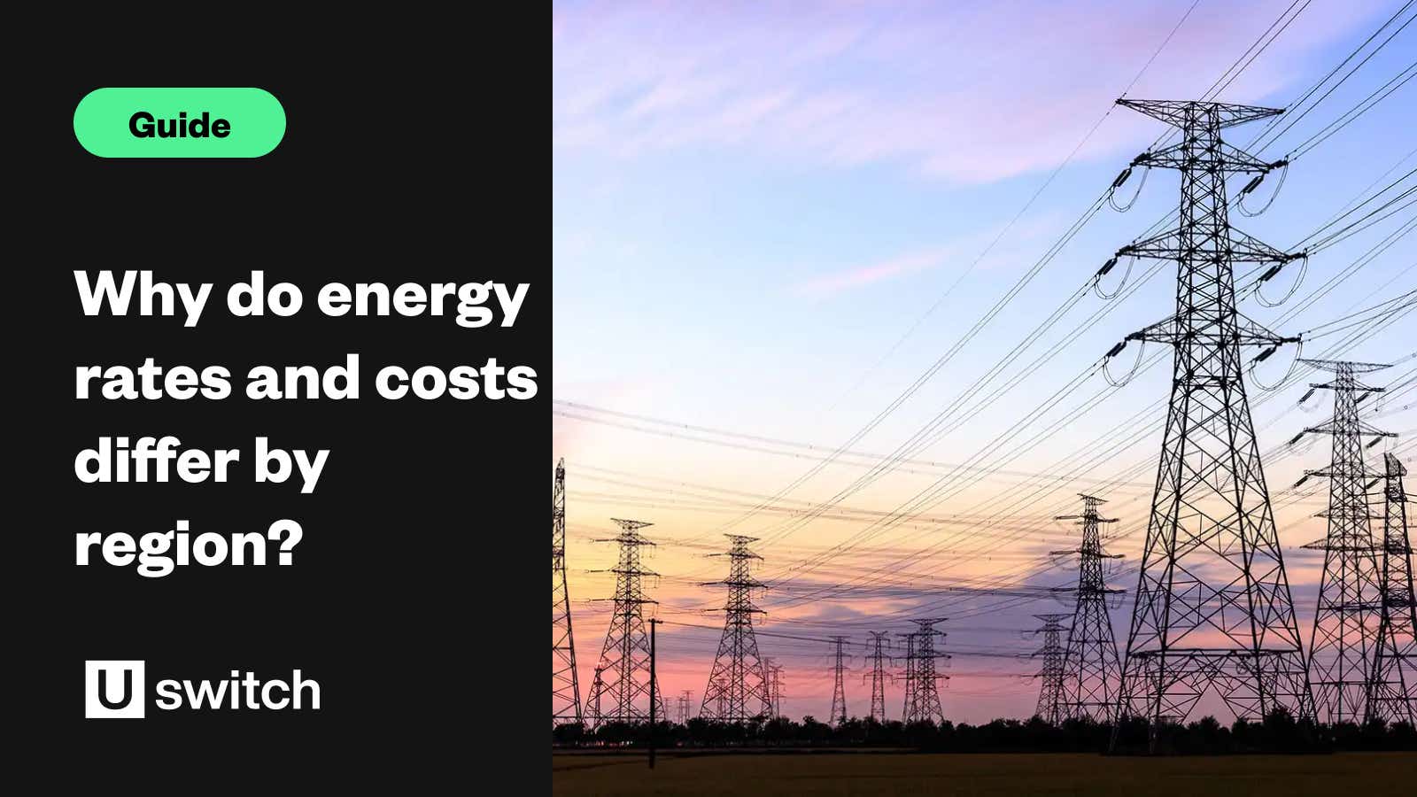 Why do energy rates differ by region