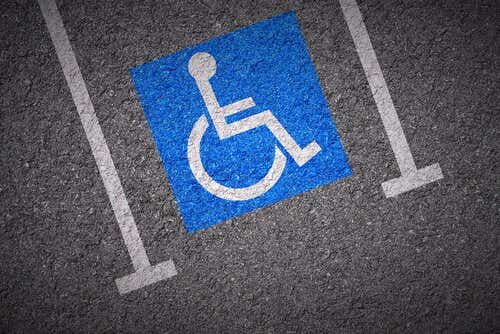 Disabled parking space