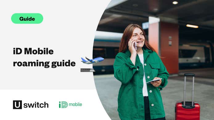 id mobile roaming guide - woman on the phone at airport