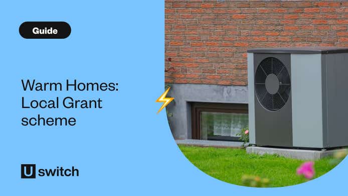 Heat pump outside home