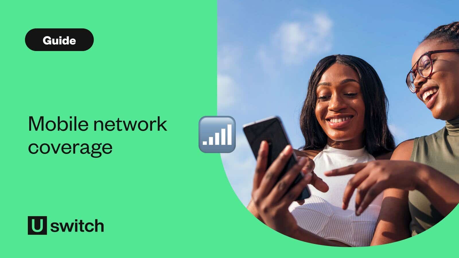 Mobile network coverage guide - woman on mobile phone