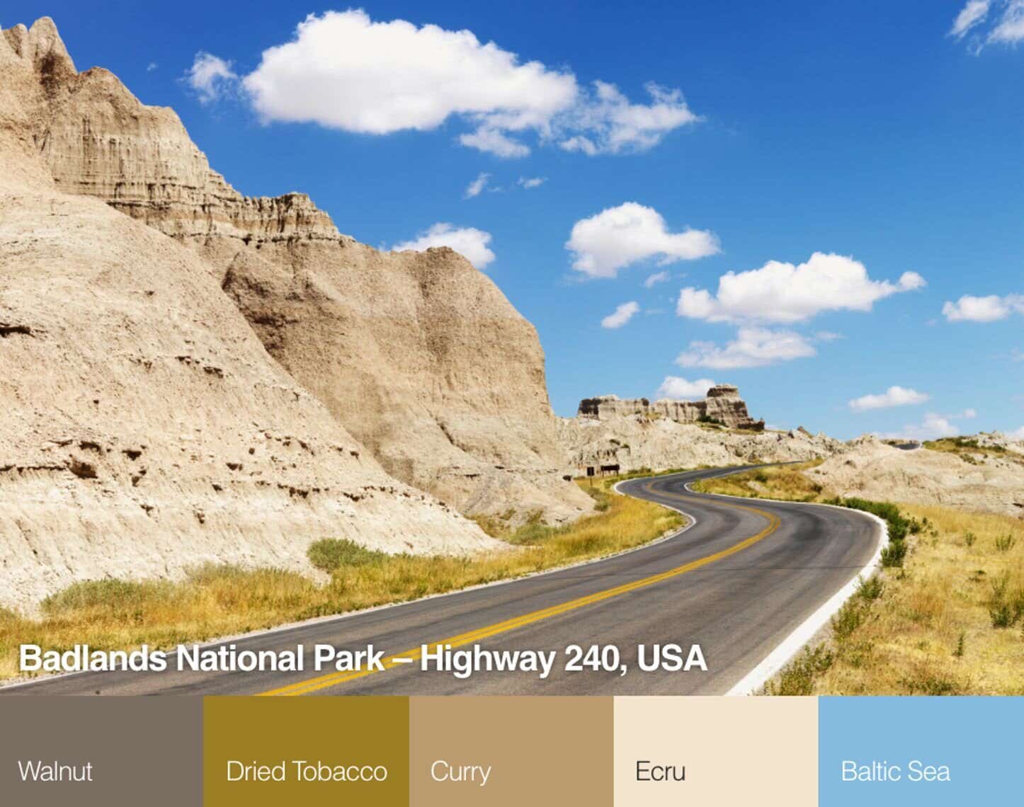 Badlands National Park, Highway 240, USA