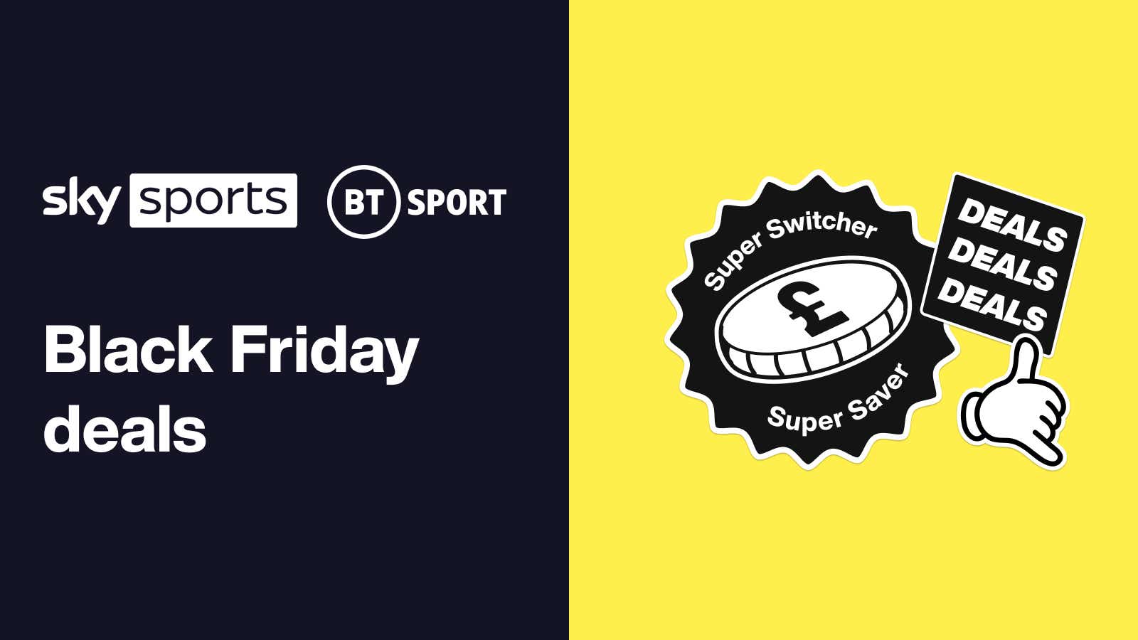 BT sport Sky sports black friday deals