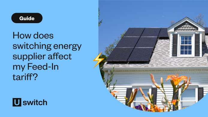Solar panels on a house