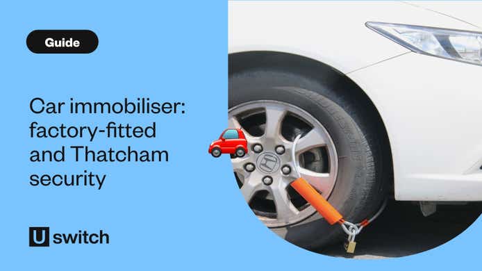 Car immobiliser: factory-fitted and Thatcham security