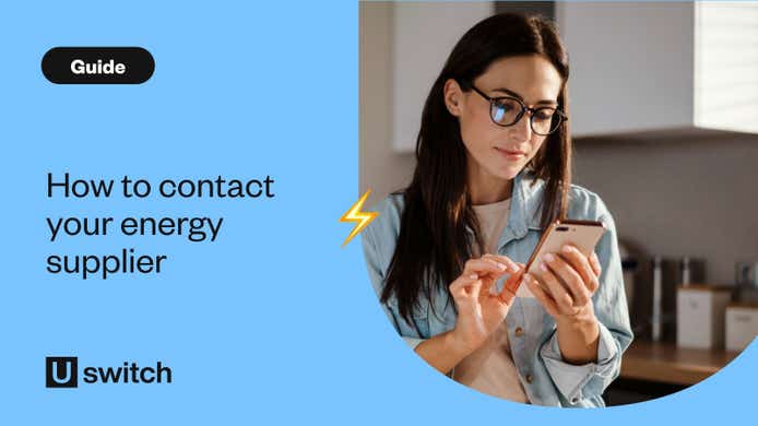 Young woman contacting her energy supplier on mobile phone