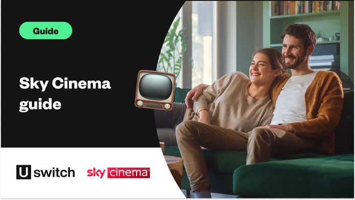 sky cinema logo showing on a tv