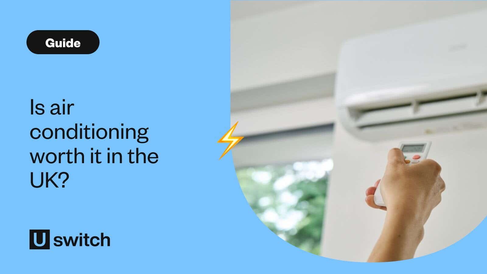 Person using air conditioning unit