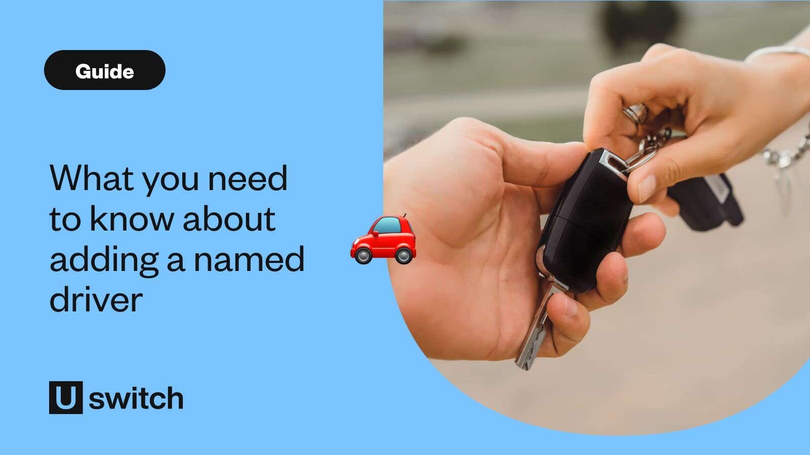 two hands giving over a set of car keys