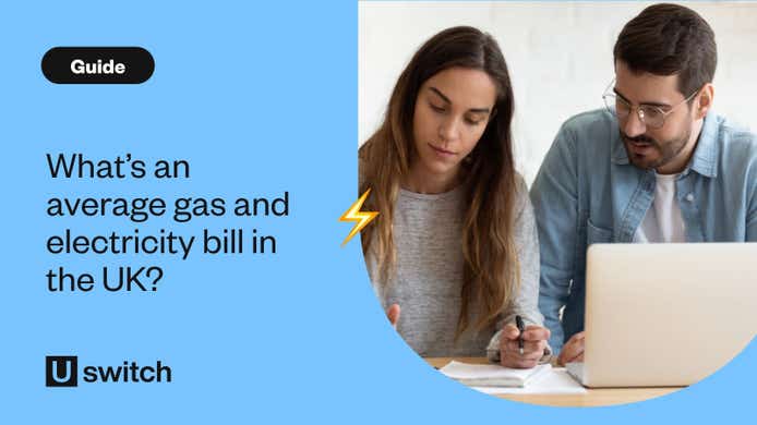 Average gas and electricity bills in the UK