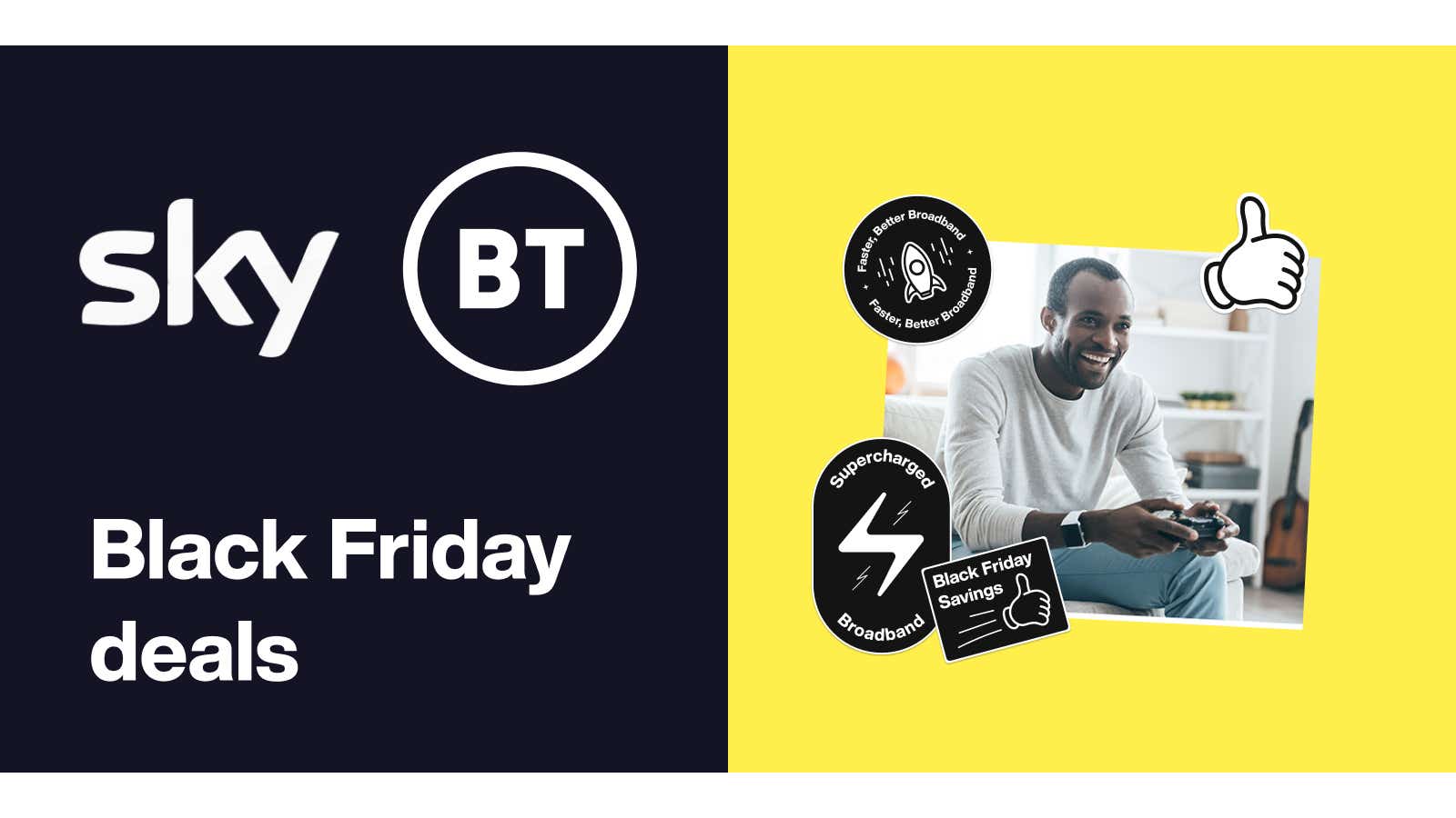 uswitch graphic of sky and bt black friday deals