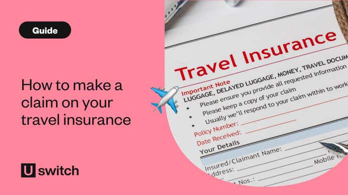 A travel insurance claim form