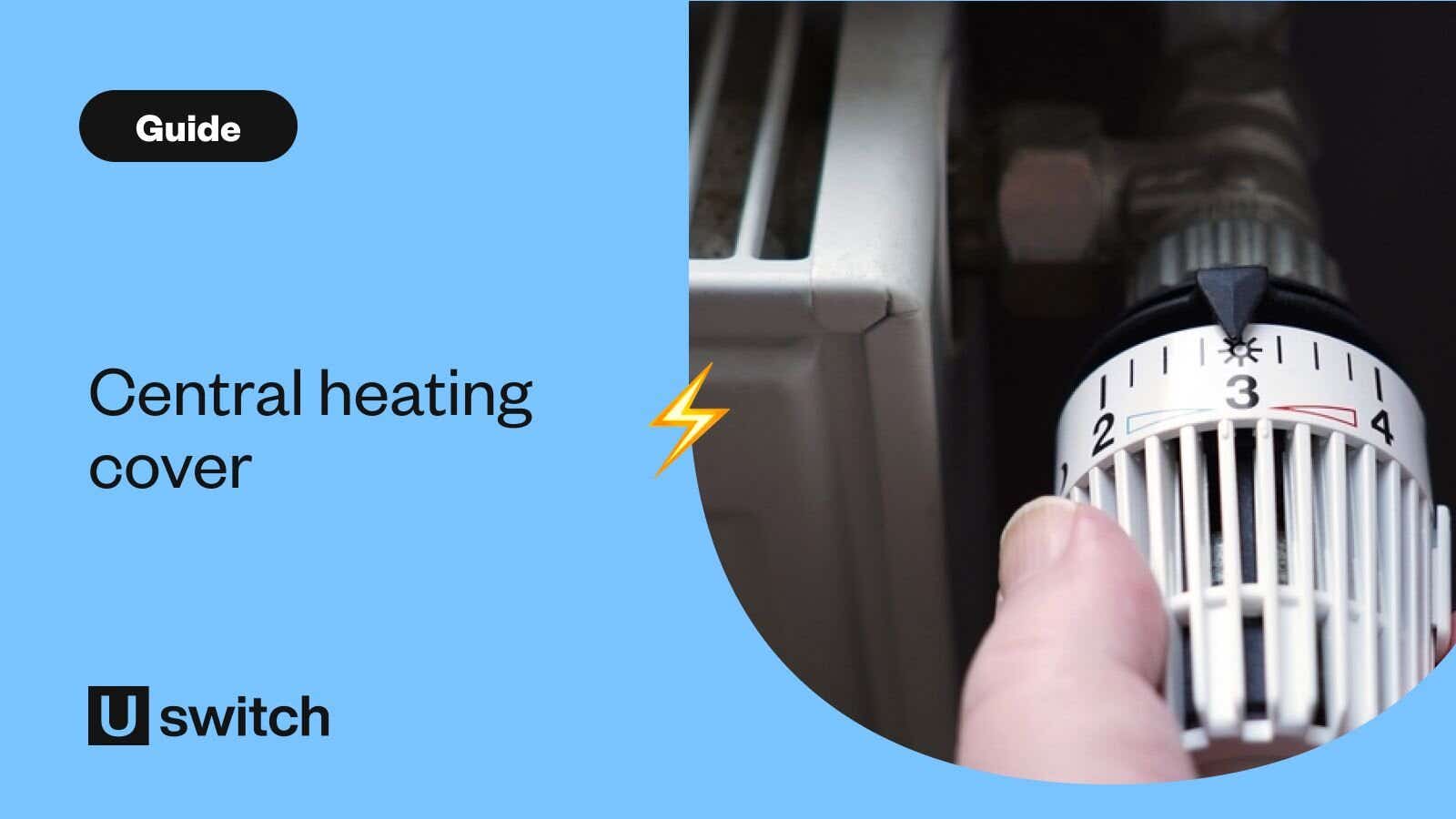 Person adjusting central heating on radiator
