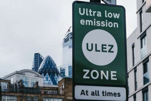 Ultra Low Emission Zones sign