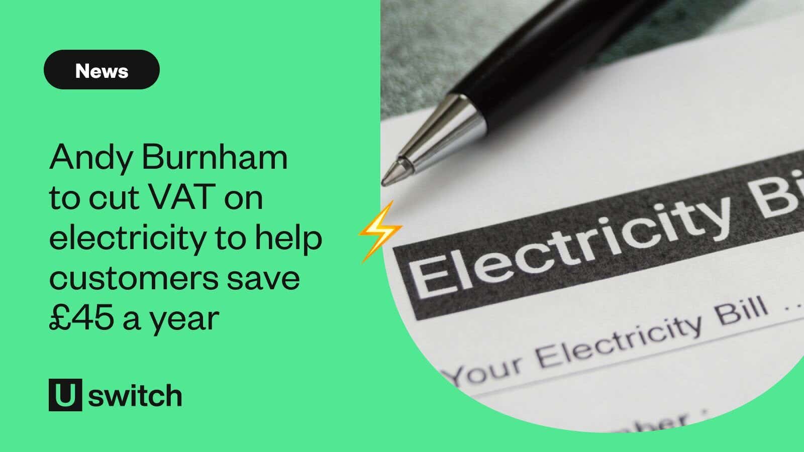 An electricity bill