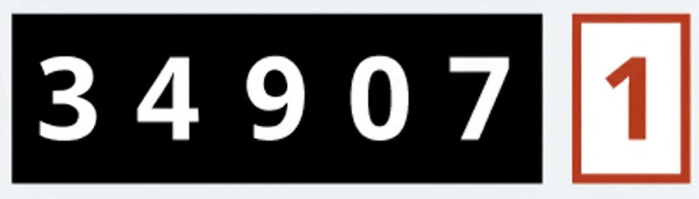 Single rate digital meter example