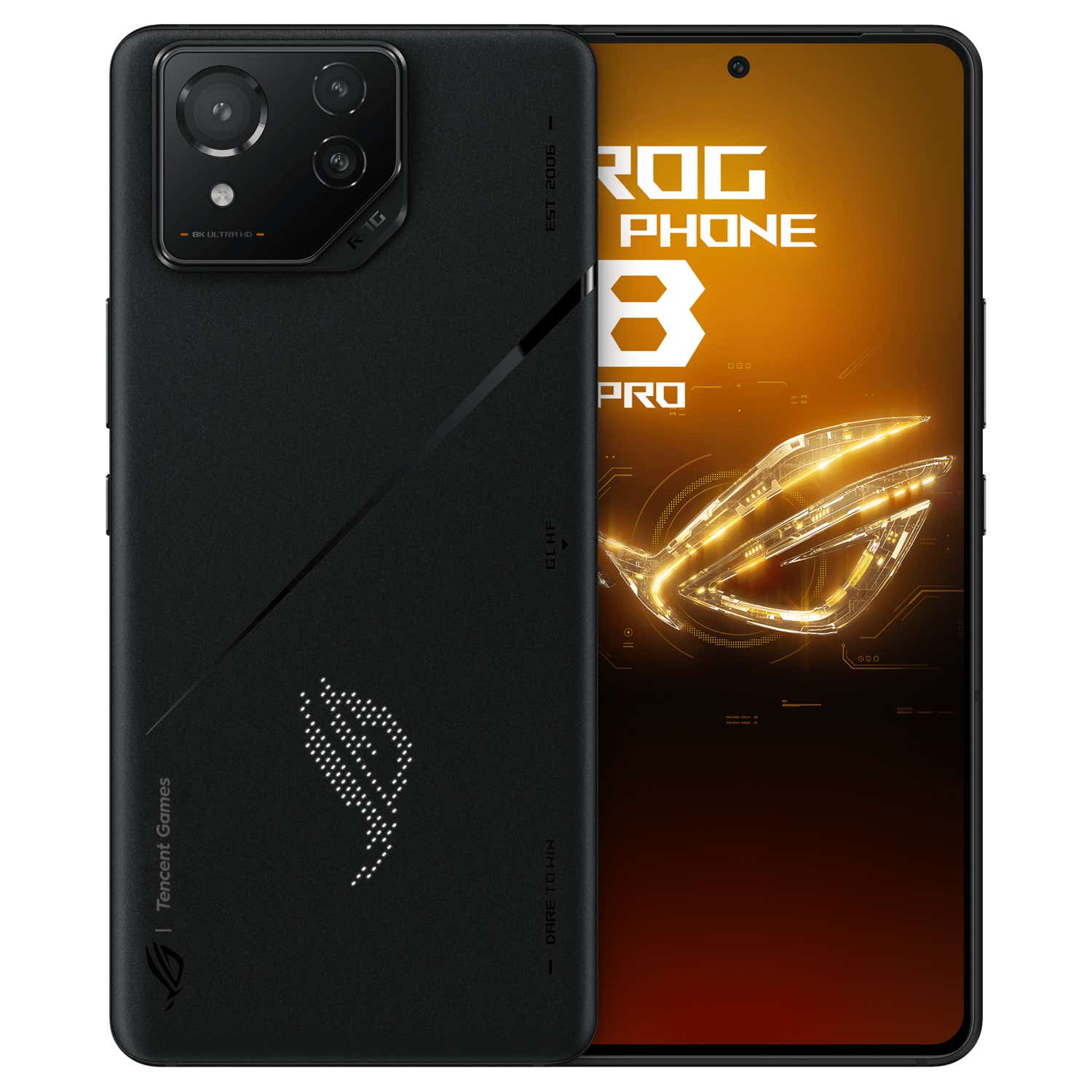 Asus ROG Phone 8 Pro front and back