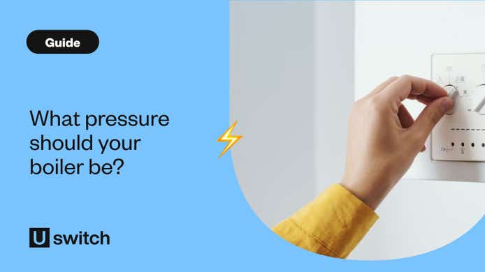 Person adjusting boiler pressure settings