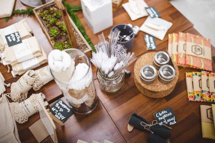Eco friendly toiletries and cosmetics