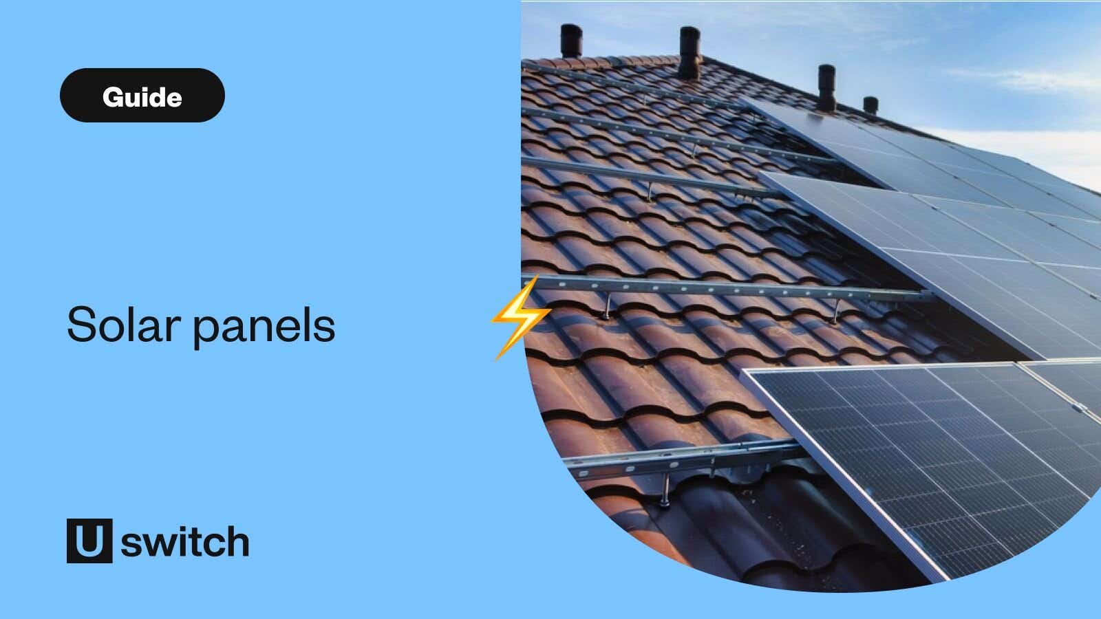 Solar panels on house