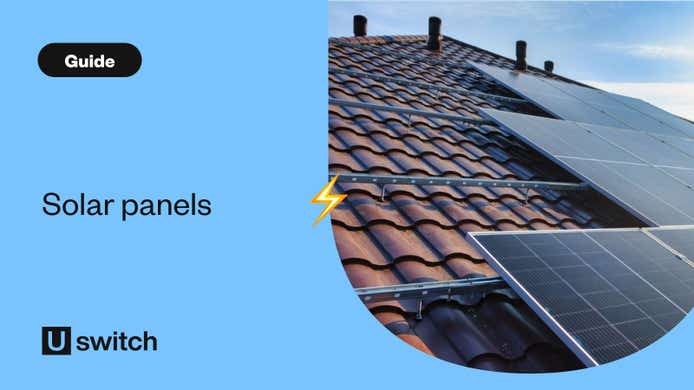 Solar panels on house