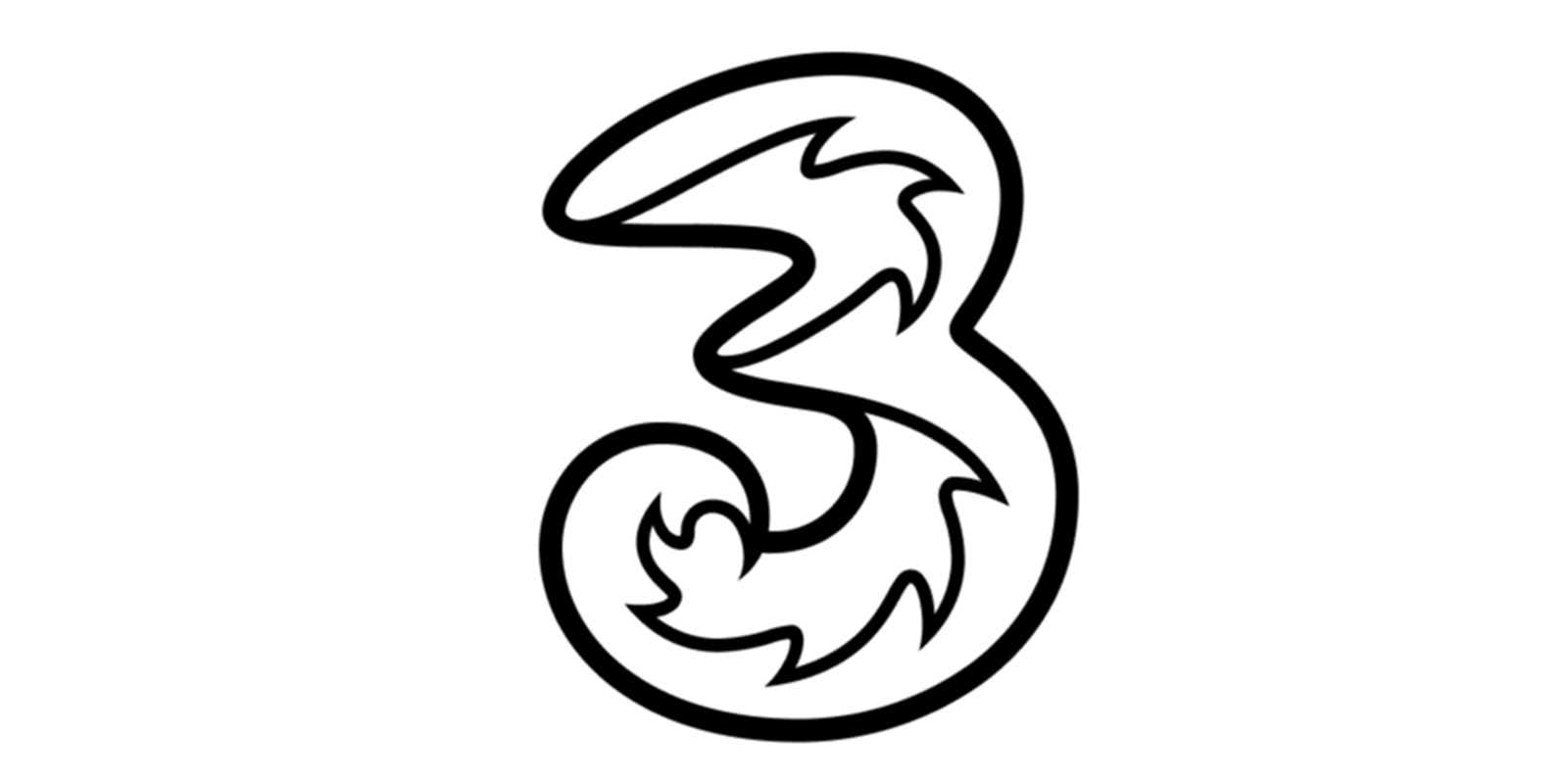 three mobile logo