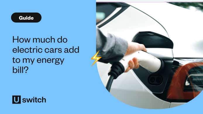 Person charging electric car at home