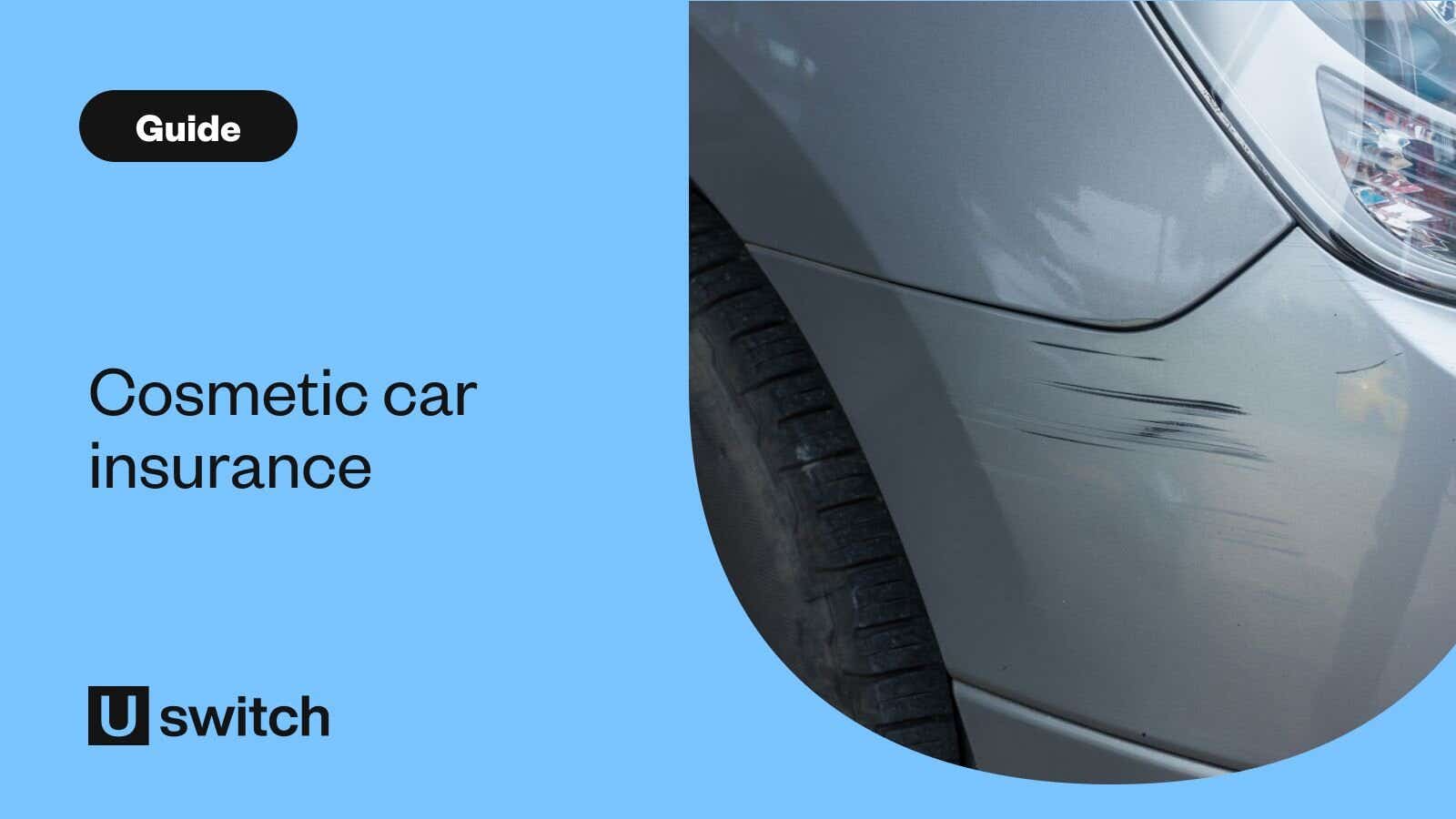 Scuff on a grey car
