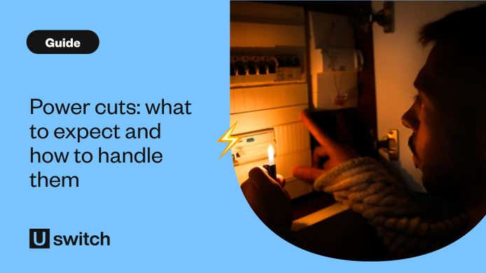Man with fuse box during power cut