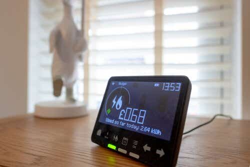 Smart meter closeup