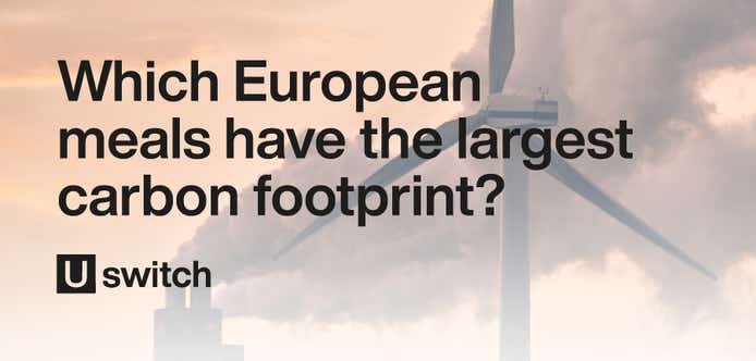 Which European meals have the largest carbon footprint header